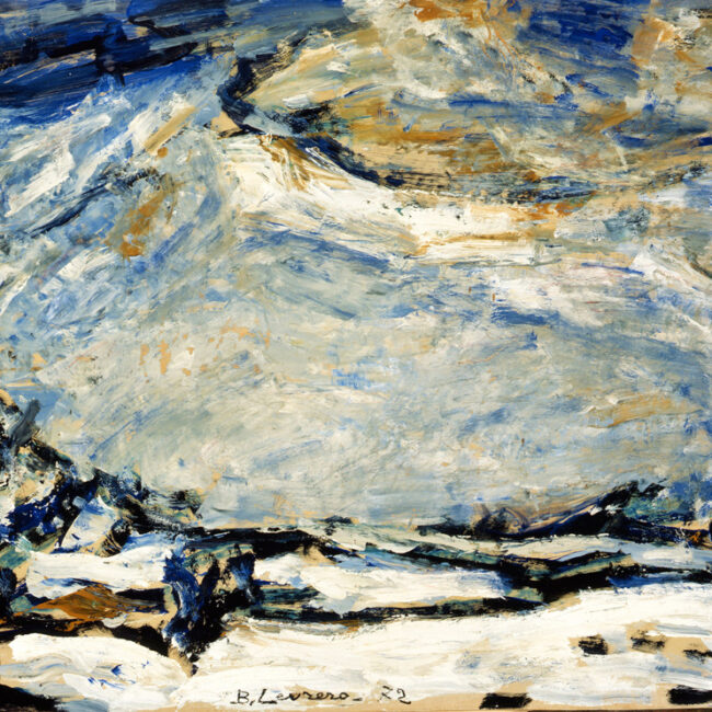 Beppe Levrero Gelo variazione n2 - 1972 70x50,5