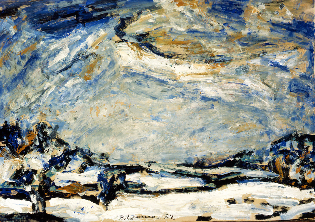 Beppe Levrero Gelo variazione n2 - 1972 70x50,5