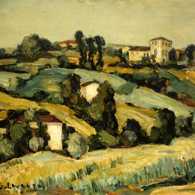 Beppe Levrero - Giugno nel Novese - 1938 50x40