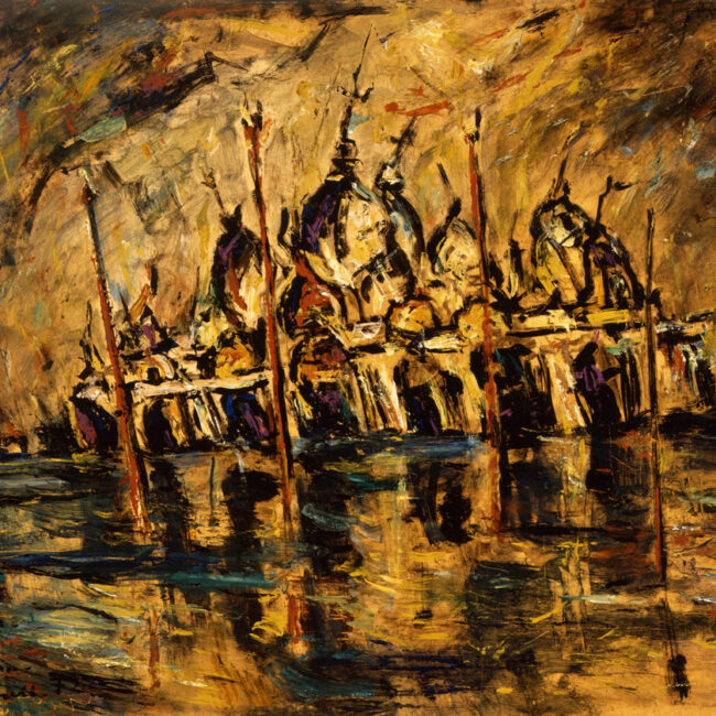 Beppe Levrero - San Marco che affonda - 1972 - 96,2x77,5