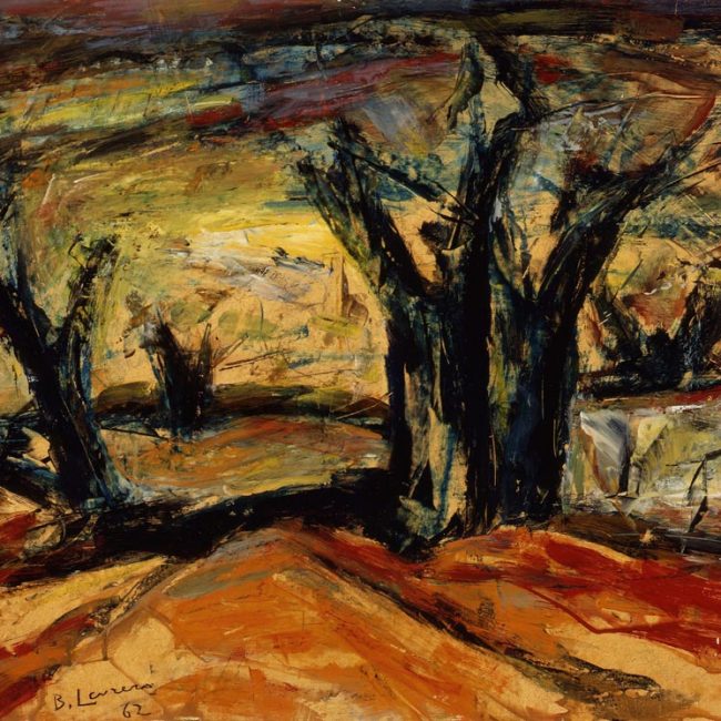 Beppe Levrero - Alberi d'Autunno - 1962 69,04 x 49,07