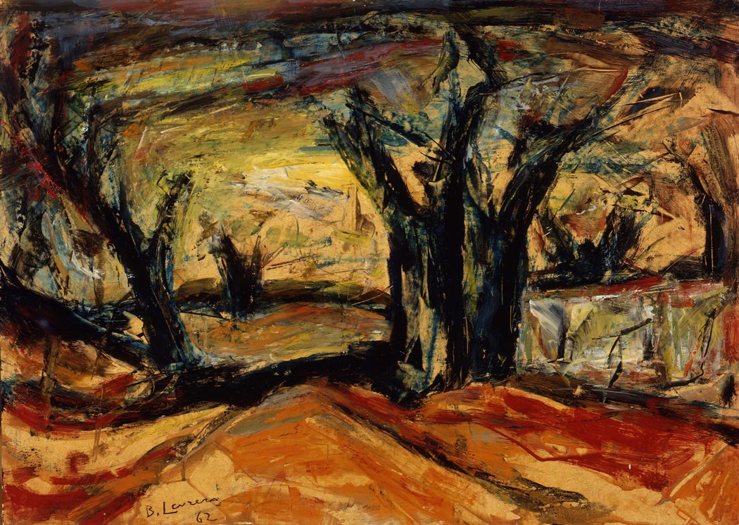 Beppe Levrero - Alberi d'Autunno - 1962 69,04 x 49,07