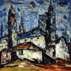 Beppe Levrero - Cattedrale - 1967 109,5x89,03