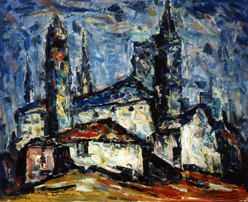 Beppe Levrero - Cattedrale - 1967 109,5x89,03