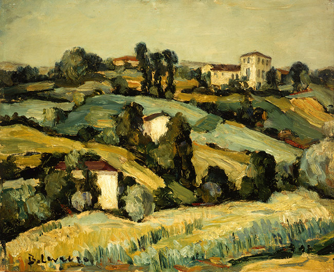 Beppe Levrero - Giugno nel Novese - 1938 50x40